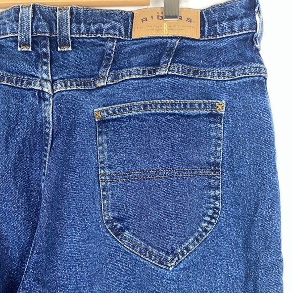 Riders by Lee High Waist Denim Blue Jeans size 18P petite EUC - Picture 6 of 7